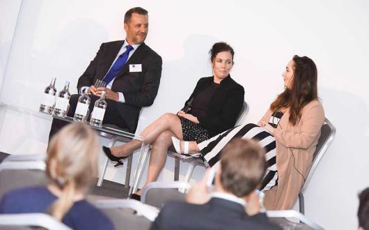 luxury seminar panel Stuart McNair Jessica Hargreaves Tiffany Woodley
