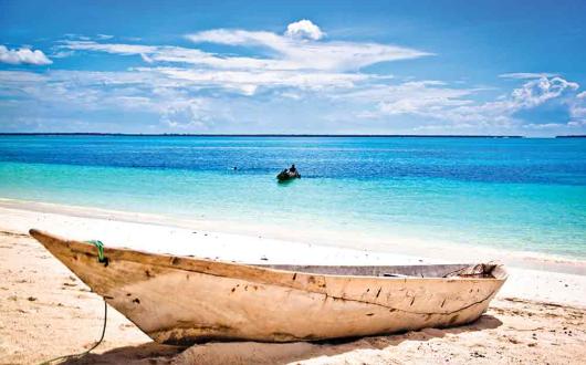 Boat On The Beach Mozambique