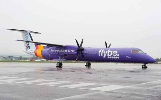 Moye Flybe Purple Plane