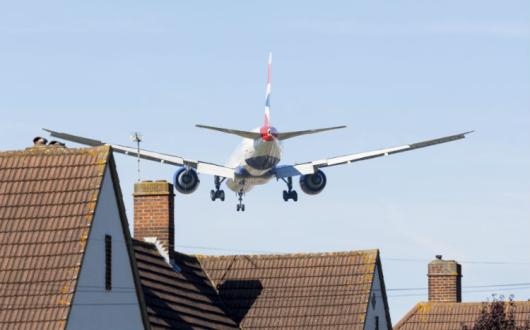 Heathrow airport, houses