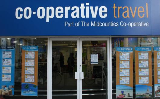 Midcounties Co-operative Travel shop