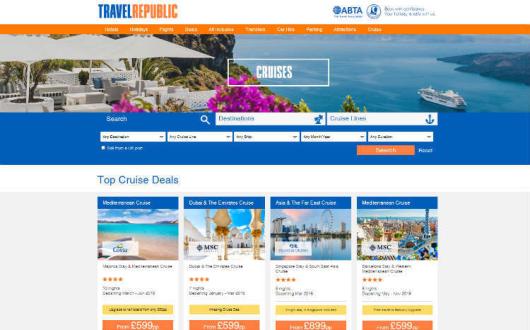 Travel Republic, cruise