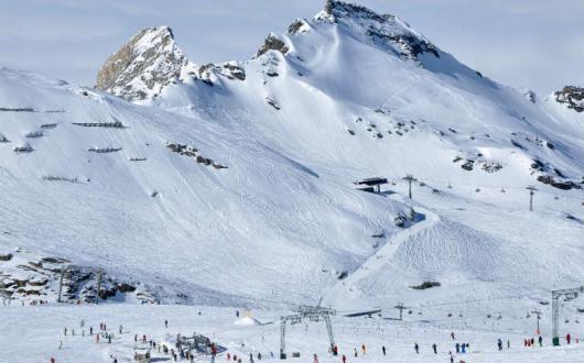 French Alps, skiing