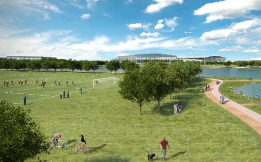 Heathrow, green, space