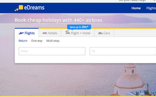 eDreams website screenshot-www edreams co uk 2016-03-02 14-14-14
