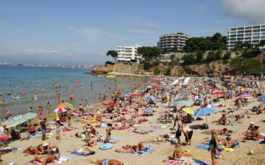 Salou, Spain, tourists