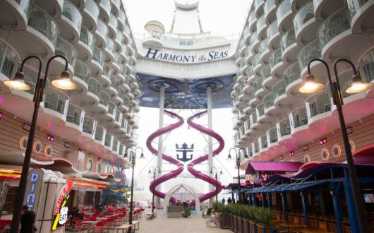 Harmony of the Seas boardwalk
