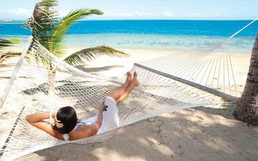 Fiji beach hammock iStock_000013892886