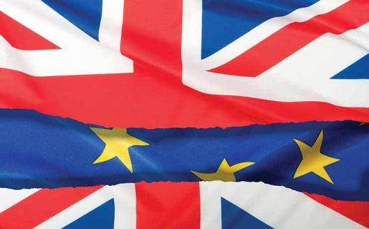 Union Jack and EU flag iStock_95347247