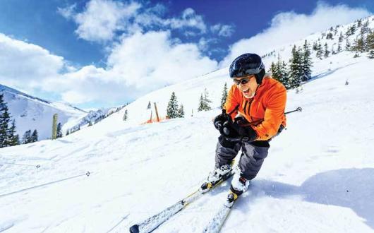 Skier in crouch iStock_23582339