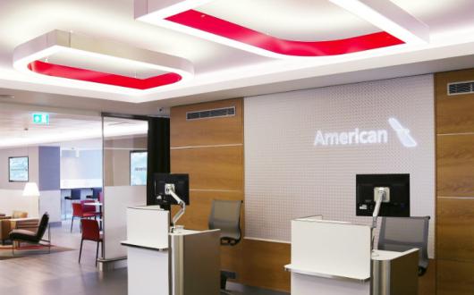 American Airlines Heathrow lounge