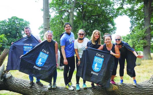 TTG 30 Under 30 charity blindfold walk