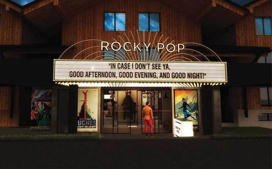 Inghams ski lodge mockup