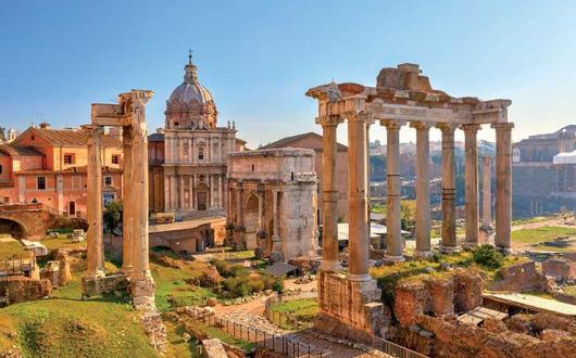 Roman ruins, Rome, Italy