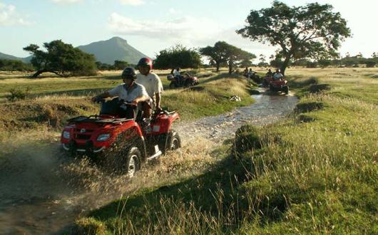 Quad canal in Mauritius
