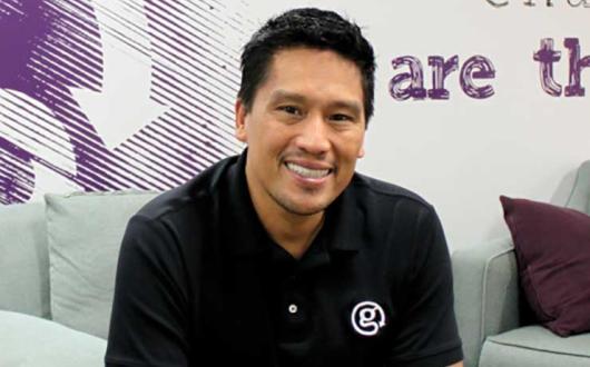 Bruce Poon Tip at G Adventures' offices