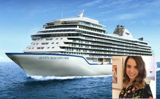Regent Seven Seas Explorer and Laura Ryan
