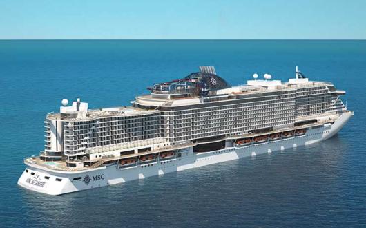MSC Seaside aft view