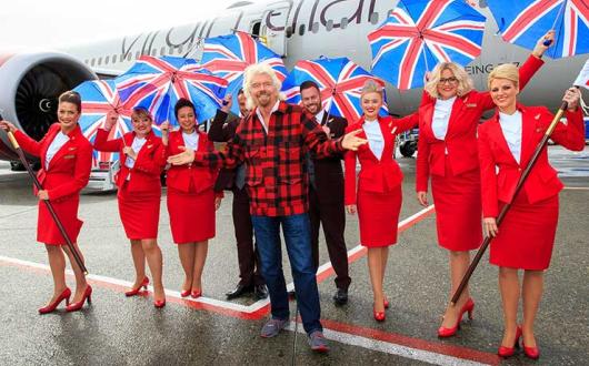 Virgin Atlantic, Richard Branson promotion