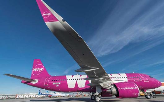 WOWair A320neo jet