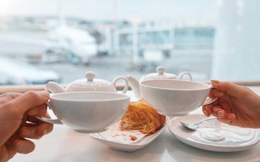 Coffee and croissants iStock-638404458