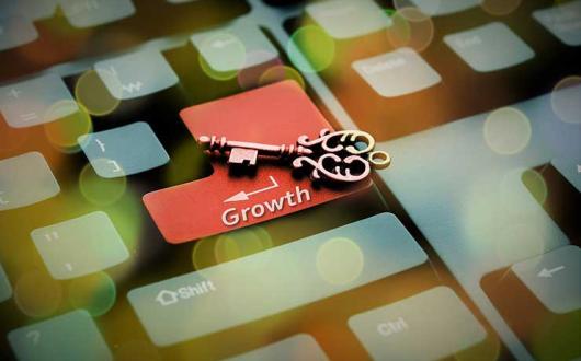 Key to growth keyboard concept