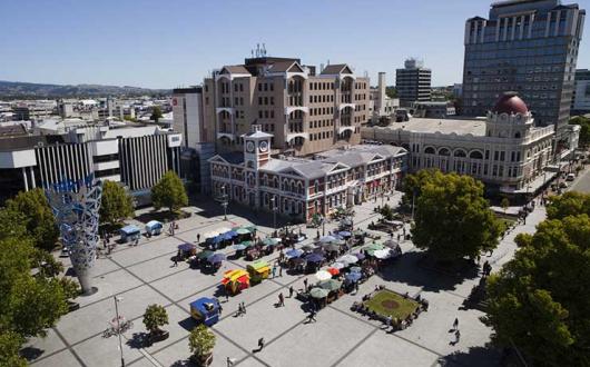 Christchurch, New Zealand, CBD iStock-458517245