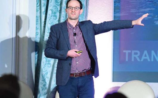 David Mattin speaking at UltraTravel Forum 2017