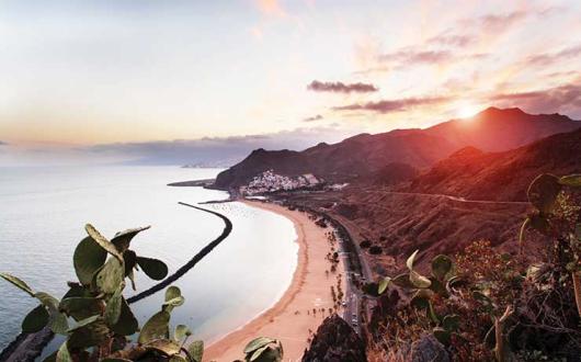 Tenerife beach, sunset iStock-524381260