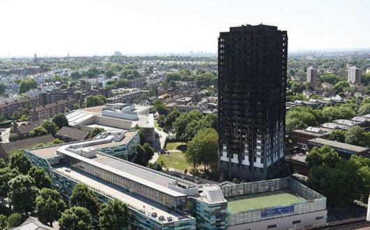 Grenfell tower wreck