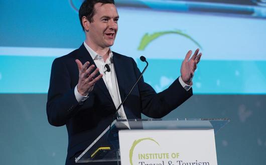 George Osborne speaking at the ITT conference 2017