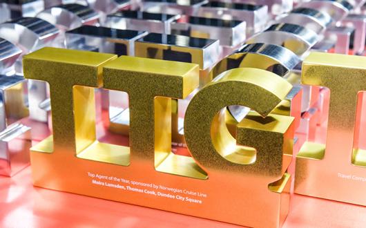 TTG Travel Awards trophies 2016