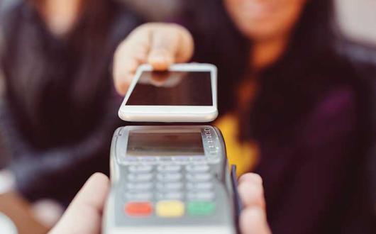 Smartphone contactless payment