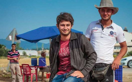 Turkey Taste of Fethiye apples and farmers