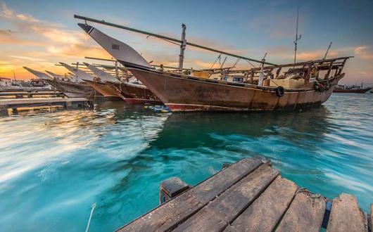 Dhow boat in Qatar