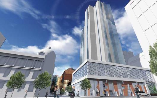 Grand Central Hotel Belfast artists impression