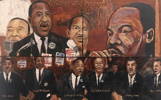 Civil rights mural, Georgia