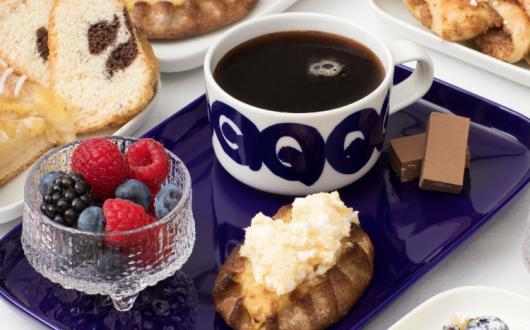 Finnair New Business Class Coffee Serving