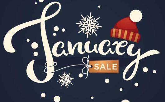 January sales graphic