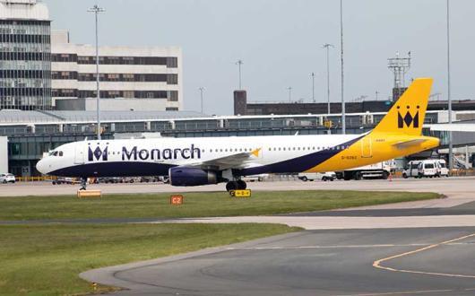Monarch jet at terminal