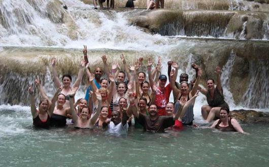 Jamaica Fam trip Dunns River Falls