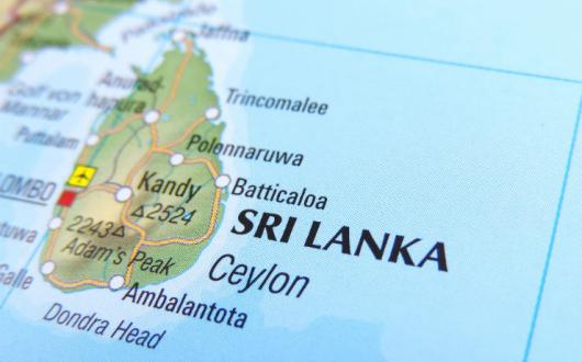 Sri Lanka map