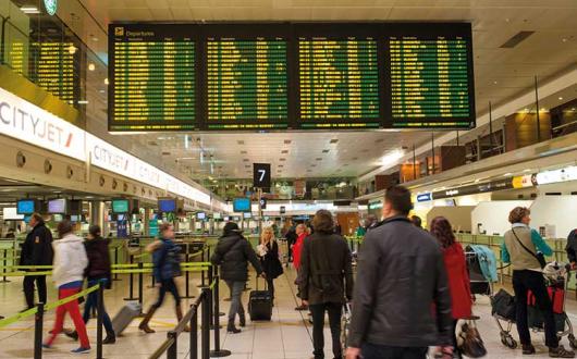 Dublin airport check in and departures