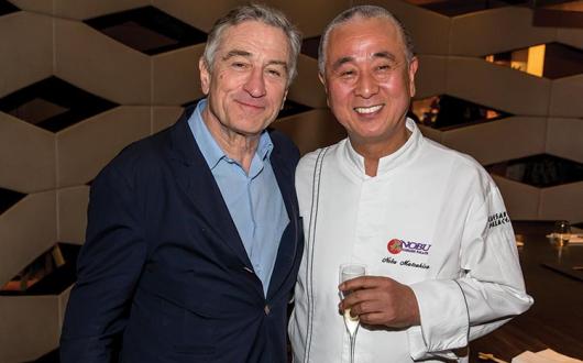 Nobu Matsuhisa and Robert de Niro