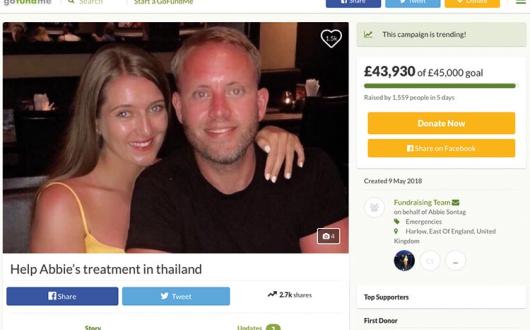 Thailand gofundme page