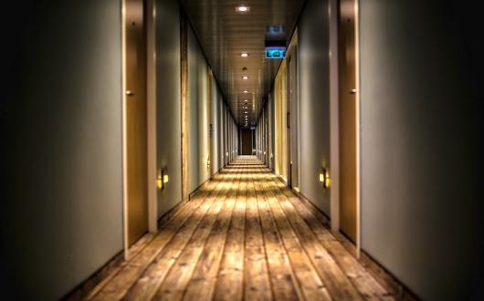 Hotel corridor