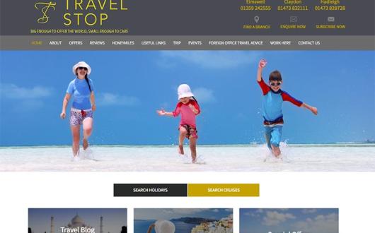 Travel Stop website