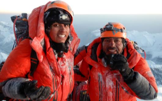 Deeya and Ajeet Bajaj reach Everest summit