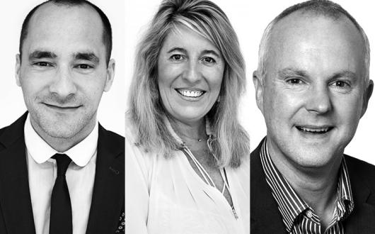 Jon Hardcastle, Elaine Jones and Lee Marshall