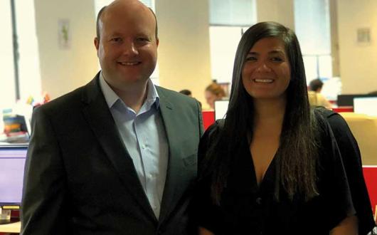 Latin Routes co-founders Martin Johnson and Jessica Bain